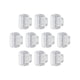 thumbnail image 5 of 10 piezas de cubierta para anzuelo de pesca, tapa de seguridad para anzuelo, soporte para anzuelo con forma de concha, portátil, Blanco M, 5 of 9