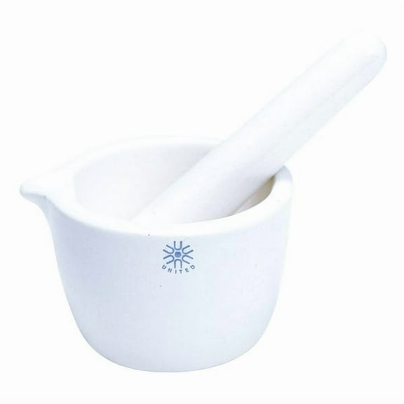 United Mortar and Pestle, Porcelain, Glzd, 1150C JMD150