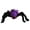 Purple, variant on QLUEWX Halloween Small Spider Decoration, Bendable Pipe Cleaner Spider Ornament, Cute Poseable Mini Spider Prop for Table Cupboard DIY Crafts Indoor Outdoor Halloween Party Decor