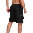 thumbnail image 2 of Adoretex Men's Guard Swimsuit Board Shorts Swim Trunks Mesh Liner (MG001) - Black - X - Large, 2 of 4