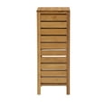 thumbnail image 3 of Linon Harding 3-Shelf Single Door Floor Cabinet, Natural Bamboo Finish, 3 of 14