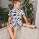thumbnail image 4 of Balery Cute Sea Animals Conjunto de Pijama Infantil de Manga Corta con Estampado – Ropa de Dormir de Algodón Suave-3X-Large, 4 of 6