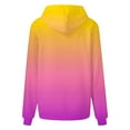 thumbnail image 4 of Baqcunre sweatshirt for women Womens Oversized Hoodies Sweatshirts Fleece Hooded Pullover Tops Sweaters Casual Comfy Fall Fashion Outfits Clothes 2024 Hot Pink,2XL, 4 of 4