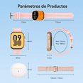 thumbnail image 3 of Reloj Smartwatch 2.01'' Reloj Inteligente Bluetooth Llamada rosa, 3 of 5