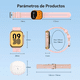 thumbnail image 3 of Reloj Smartwatch 2.01'' Reloj Inteligente Bluetooth Llamada rosa, 3 of 3