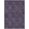 thumbnail image 2 of 5' X 8' Eggplant And Purple Floral Washable Indoor Outdoor Area Rug, 2 of 5