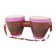thumbnail image 1 of Instrumento de música de cintura de cintura inflable accesorios de fiesta simulados realistas para adultos Percusiones de tambor doble cabezales, 1 of 9