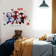 thumbnail image 3 of Spidey And His Amazing Friends Headboard Peel And Stick Giant Wall Decal with Alphabet, 3 of 6