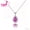 Pink, variant on 8x12mm Pear Shape Lab Grown Pigeon Blood Red Ruby With Inclusions S925 Sterling Silver Necklace For Women Jewelry Gifts