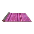 thumbnail image 2 of Ahgly Company Indoor Round Oriental Pink Modern Area Rugs, 5' Round, 2 of 4