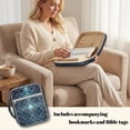 thumbnail image 3 of Xoenoiee Cross Geometry Pattern Bible Cover for Women, Large Quilted Case with Handle, Multifunction Bible Bag Carrying Case Study Supplies Accessories, Christian Gift for Women Men, 3 of 7