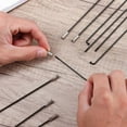 thumbnail image 4 of 10pcs Outdoor High Strength With Nipples Mountain Road Bikes Bicycles Spokes Wires Bike Repair Bicycle Spokes 245MM, 4 of 8