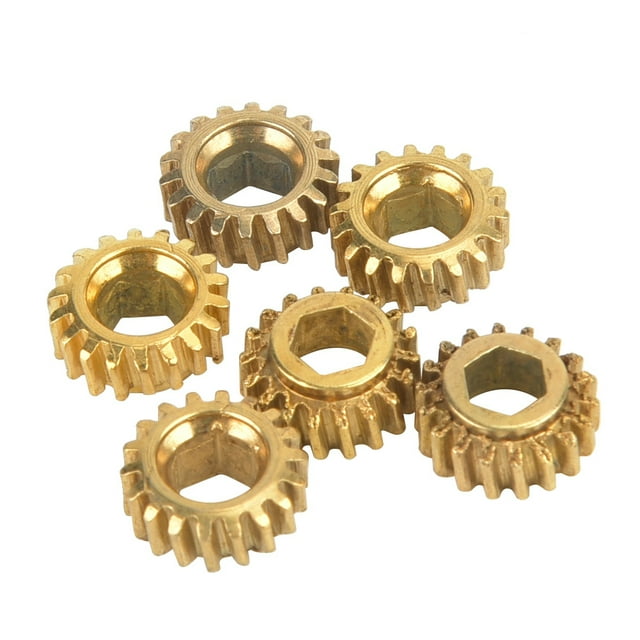 6/Pcs Guitare Classique Corde Tuning Peg Tuner Machine Engrenage 4mm Trou Intérieur Hexagonal