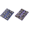 thumbnail image 2 of Brain Teaser Wire Puzzle Set, Iq Test And Disentanglement Game for All Ages, Metal Interlocking Rings for Logic Challenge And Spatial Reasoning, 2-Pack Complete Kits, 2 of 5
