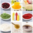 thumbnail image 7 of 3 Color Plastic Squeeze Bottles 12 oz Condiment Squeeze Bottles Multipurpose Squirt Bottle for Ketchup Oil Jam BBQ Sauce Dressing Grilling Crafts Syrup Dispensers, 7 of 7