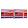 thumbnail image 2 of Pegatina de paisaje de puesta de sol Jadeshay 2 piezas/juego Adhesivo de pared 3D, 2 of 12