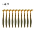 thumbnail image 1 of 10 Uds. Señuelos artificiales de plástico suave de 5cm para peces, cebos para gusanos, accesorio para aparejos de pesca A, 1 of 9