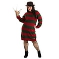 thumbnail image 7 of JERRY LEIGH Freddy Krueger Fancy-Dress Costume for Women with Distressed Stripes for Adults, 7 of 7