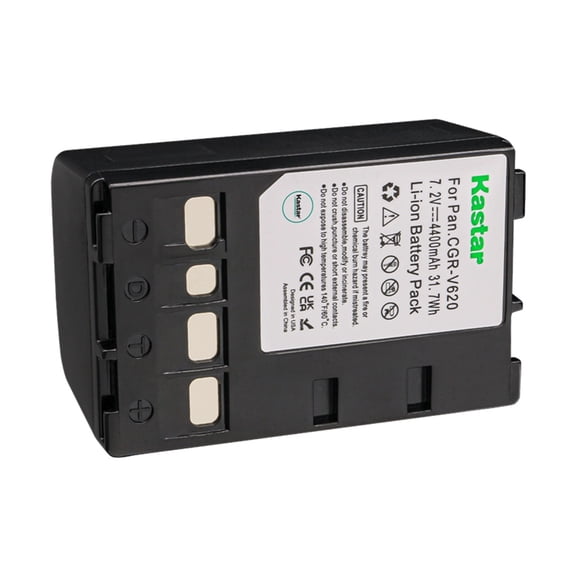 Kastar 1-Pack Battery Replacement for Panasonic CGR-V610 CGR-V620 Battery and NV-RX NV-RZ NV-VS NV-VX NV-VZ NV-RX17 RX27 RZ10 VS50 VX57 VZ10 VZ75 Camcorders