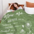 thumbnail image 6 of Inspirational Gifts for Women - Christmas, Mothers Day, Birthday, Valentines Day Gifts, Motivational Gift Ideas, Inspirational Christian Gifts for Women Faith - Fleece Throw Blankets 50x60 in, 6 of 6