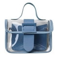 thumbnail image 2 of ibiyuan Clear Crossbody Bag Women Transparent Messenger Bag With Buckle Shoulder Crossbody Beach Tote Purse For Ladies Fashion Clear Concert Bag, 2 of 6