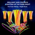 thumbnail image 2 of 100-Pack Colorful Floating Light Sticks for Kids - 8 Snap & Glow Party Supplies, Pool & Bathtime Safe, Non-Leaking, 10-14 Hour Glow, Perfect for Birthdays, Carnivals, Concerts & More, 2 of 9