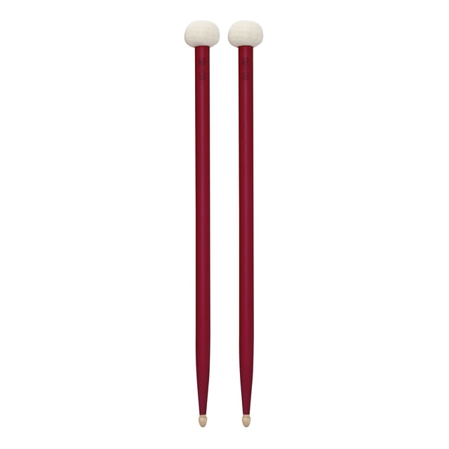 Palillo de tambor 2 uds mazo de tambor baquetas de tambor de doble cara mazos de buena sensación de mano palos de fieltro y puntas de arce baquetas de doble extremo para tocar el tambor Kettledrum Tomshoo Palillo de tambor