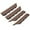 Russet Canyon, variant on Design House Deck Tile Outside Corner Trim for Square Deck Tiles, Covers 6 Square Feet, Modern Ebony, 4-Pack