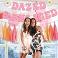 thumbnail image 4 of Dazed & Engaged Bachelorette Decoration,One -Pink Letter Banner and one Paper Tassel Banner for Bridal Shower Engagement Wedding Hen Party Supplies., 4 of 7