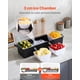 thumbnail image 2 of Servidor de condimentos refrigerado VEVOR de 4 compartimentos enfriado con hielo con tapa, 2 of 9
