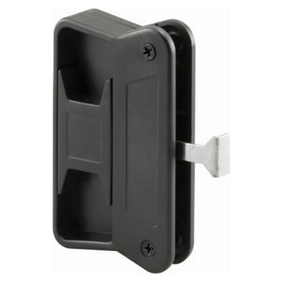 Prime-Line A 168 Sliding Screen Door Latch and Pull, Black Plastic, Fits Superior Doors - Quantity 6