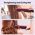 thumbnail image 2 of Flat Iron Hair Straightener and Curler 2 in 1 Plancha de Cabello 10s Fast Heat Up Flat Iron with Clear LCD Display Professional Ceramic Coating for Shinier & Smoother Hair,Hair Styling Tool, 2 of 8