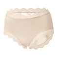 thumbnail image 3 of Women's Lace Abdomen Mid-rise Waist And Hip Lift Comfortable Body Breathable Underwear Briefs, 3 of 4