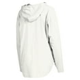 thumbnail image 3 of Women's Pressbox White LSU Tigers San Bruno Hoodie Long Sleeve T-Shirt, 3 of 3