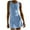 Light Blue, variant on yillto Womens Dress Sleeveless Crew Neck Tank Short Dresses Summer Basic Mini Shirt Dress
