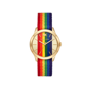 Michael Kors Runway Mercer 38mm Steel Pride Rainbow Unisex Quartz Watch MK2836