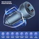 thumbnail image 4 of Methold Adaptador de cargador de automóvil: automóvil USB duradero y asequible con tecnología avanzada Cargador de automóvil USB Encendedor Teléfono y Comunicación, 4 of 6