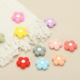 thumbnail image 4 of Knitting Needle Point Protectors, 6Pcs Needle Tip Stoppers Flower Covers Caps Stitch Stopper for Crochet Quilting Sewing DIY Crafts, Red, 4 of 6
