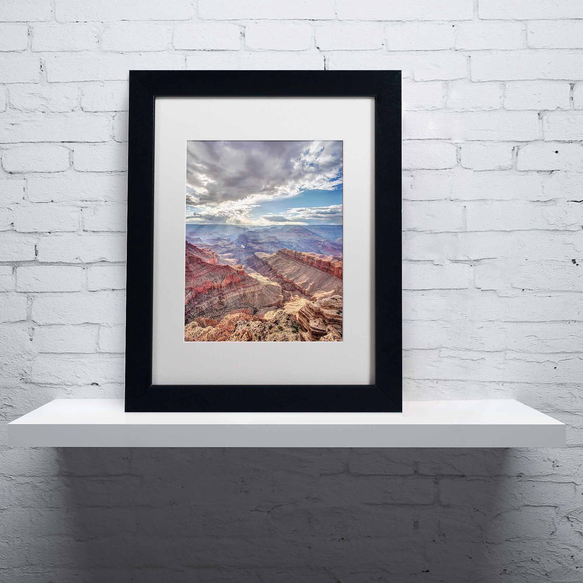 Trademark Fine Art "Ephemeral Light" Canvas Art by Pierre Leclerc, White Matte/Black Frame