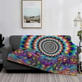 thumbnail image 7 of Bed Fleece Blanket Abstract Throw Blankets for Couch Mysterious Mushroom Blankets Lightweight Soft Blankets for Adult and Kids 60×80 inches, 7 of 7