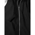 thumbnail image 4 of Ma Croix Mens Classic Track Jacket Retro Zip Up Long Sleeve Essential Hip Hop Jacket, 4 of 7