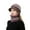 Red Bean Paste, variant on 2Pcs/Set Womens Winter Beanie Hats Scarf Set Warm Knit Hat Thick Fleece Lined Slouchy Cap Neck Warmer for Men Women