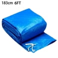 thumbnail image 3 of Ochine Rectangular Pool Cover for Swim Centers, Durable Dustproof Rainproof Pool Cover, Blue, 3 of 16