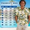 thumbnail image 6 of KUIFORTI Fashionable Couple Matching Outfits His and Hers Summer Outfits Lemon Blossoms Dresses for Women Round Neck Loose Cut Lightweight Fit for Honeymoon Trip, 6 of 7