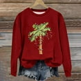 thumbnail image 1 of Amzcrzy Chandails pour Femmes Chandail de Noël Mode Femmes Décontracté Manches Longues Impression de Noël Col Rond T-Shirt Ample Blouse Chandails Sans Capuche Chandails pour Femmes P, 1 of 3