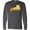 Light Charcoal Grey, variant on Inktastic Bulldozer Construction Truck Long Sleeve T-Shirt