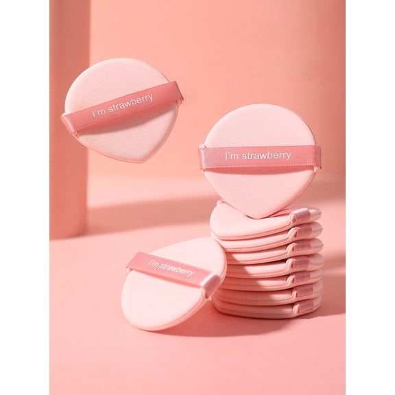 7PCS Pink Mixed Color Makeup Sponges Set - Soft Daily Beauty Blenders for Liquid, Cream & Powder Foundation
