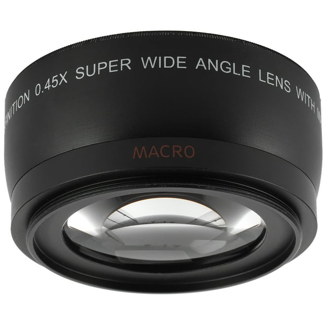 Lente adicional ANGGREK microlente para cámara portátil 045x filtro 55 mm