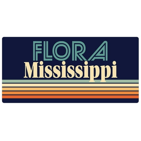 

Flora Mississippi 5 x 2.5-Inch Fridge Magnet Retro Design