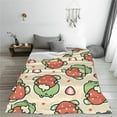 thumbnail image 5 of Susaid Frog Hold Strawberry Print Microfiber Cleaning Cloth, Multi-Functional Cleaning Towels, Highly Absorbent Cleaning Rags,Cleaning Cloths for Car Kitchen Home-50"x40", 5 of 7